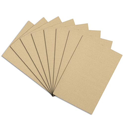 uxcell Corrugated Cardboard Filler Insert Sheet Pads 5-Layer 5mm x 8-Inch x 12-Inch for Packing, Mailing, and Crafts 8pcs