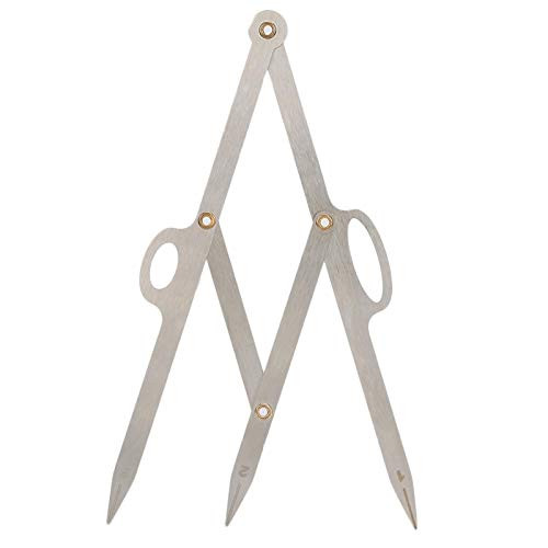 Eyebrow Stencil Ruler, Golden Ratio Calipers Microblading Eyebrow Ruler, Stainless Steel Template Eyebrow Positioning Measure Microblading Ruler-Silver-