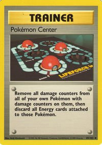 Pokemon Center - 85/102 - Uncommon - Unlimited Edition - Base Set