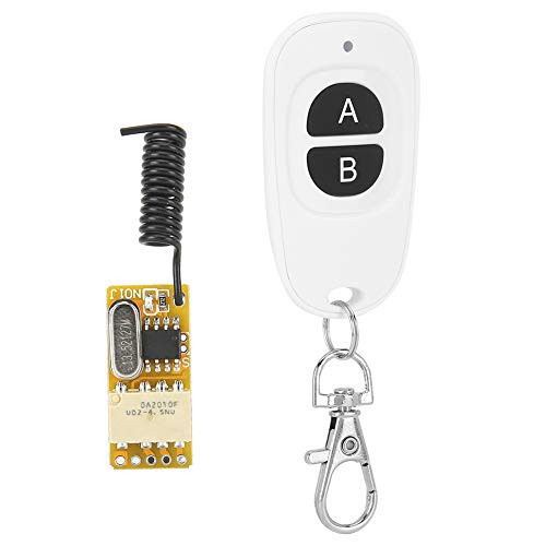 Demeras Durable Controller Remote Control One Way Relay Stable Performance DC12V Minitype for Switch