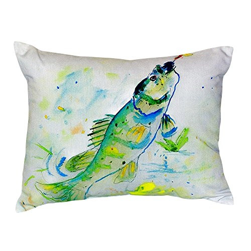 Betsy Drake NC064 Yellow Perch No Cord Pillow,,16" X20"