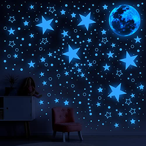 1000 Pieces Glow in The Dark Stars Stickers for Ceiling, Glow in The Dark Star and Moon Wall Decal, Ceiling Star Glow in The Dark Kids Wall Decor, for Kids Nursery Bedroom Living Room Children Room 1000 Pieces Glow in The Dark Stars Stickers for Ceiling, Glow in The Dark Star and Moon Wall Decal, Ceiling Star Glow in The Dark Kids Wall Decor, for Kids Nursery Bedroom Living Room Children Room