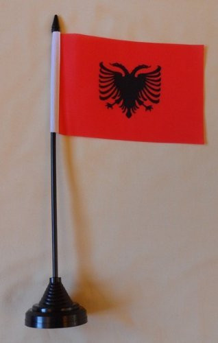 Albania Table Desk Flag