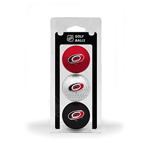 Team Golf NHL Carolina Hurricanes Regulation Size Golf Balls, 3 Pack, Full Color Durable Team Imprint Team Golf NHL Carolina Hurricanes Regulation Size Golf Balls, 3 Pack, Full Color Durable Team Imprint