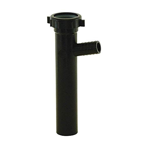 Eastman 35329 Branch Tailpiece, 1-1/2 inch x 8 inch, Black