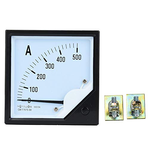 Current Ammeter Square Panel Current Tester 500A for Measuring Current