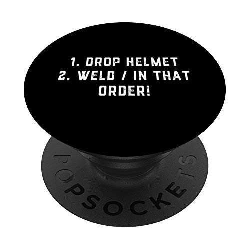 Pipeliner Cheat Sheet Funny Pipeline Welder Safety Gag Gift PopSockets PopGrip: Swappable Grip for Phones  and  Tablets