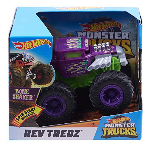 Hot Wheels Monster Trucks Rev Tredz Bone Shaker Vehicle