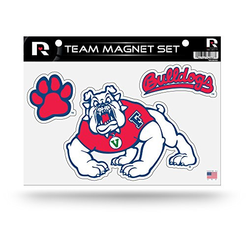 NCAA Fresno State Bulldogs Die Cut Team Magnet Set Sheet
