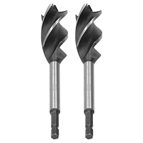 CHICIRIS Zouminyy Auger Bit, Woodworking Drill Bit, Stable Chrome Vanadium Steel Durable for Wood Panels Compressed Boards Density Boards Industry