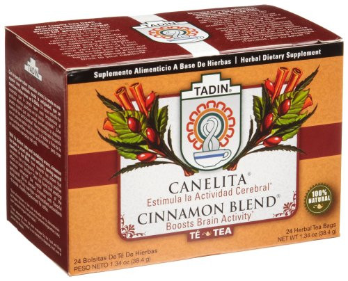 Tadin Tea, Canelita (Cinnamon Blend) Tea, 24-Count Tea Bags (Pack of 12)