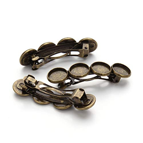 Healifty 5 Pcs Bezel Hair Clips DIY Hair Clips Hair Jewelry Wedding Hairpins Hair Bobby Pin with Cabochon Bezel Tray Jewelry Making Findings Healifty 5 Pcs Bezel Hair Clips DIY Hair Clips Hair Jewelry Wedding Hairpins Hair Bobby Pin with Cabochon Bezel Tray Jewelry Making Findings