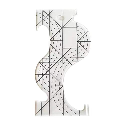 menolana Multifunctional Acrylic Quilting Template and Frame Patchwork Tailor DIY Sewing Drawing Ruler Measure Tools