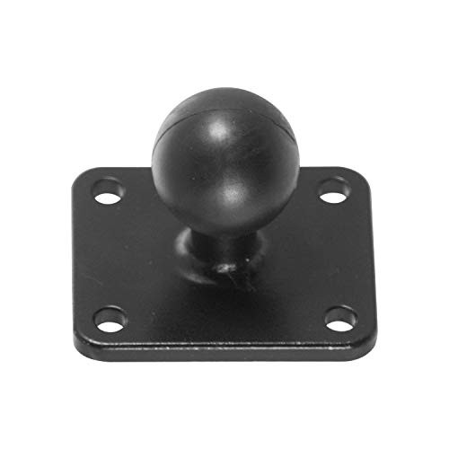iBOLT 25mm / 1 inch Metal AMPS Adapter Plate for Industry Standard Dual Ball Socket mounting arms