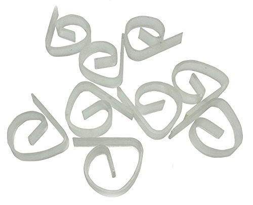 Haifly 20 Pcs Plastic Tablecloth Clips for Tables Clear Table Cover Clamps for Party Picnic