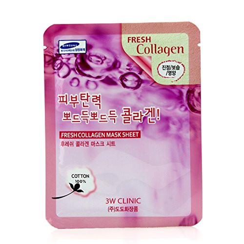3W Clinic 3w clinic mask sheet - fresh collagen, 1
