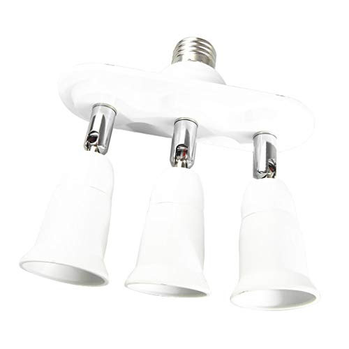 joyMerit 3/4/5 In 1 Moving-head Bulb Adapter Holder E27 Screw Base Lamp Socket Splitter - E27 To 3E27