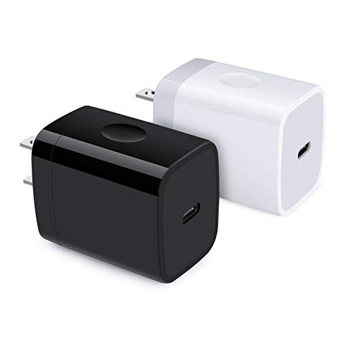 USB C Wall Charger, HOOTEK 20W PD3.0 Wall Charger USB C Power Adapter Fast Charger Block Compatible iPhone 12 Pro 11 Pro Max XS X 8 Plus, iPad Pro, Pixel 5 4 3 XL, Galaxy S21 Ultra 5G S20 S10 Note20 9