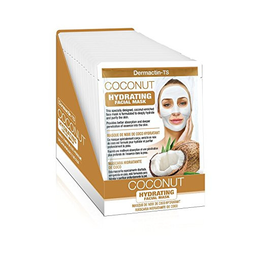 Dermactin-TS Hydrating Coconut Facial Sheet Mask -3-Pack-