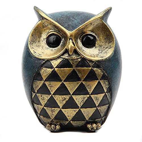 Leekung Owl Statue Home Decor,Owl Figurines for Bookshelf Bedroom Living Room Office TV Stand Decorations,Owl decor Animal Sculptures Gift for Birds Lovers Leekung Owl Statue Home Decor,Owl Figurines for Bookshelf Bedroom Living Room Office TV Stand Decorations,Owl decor Animal Sculptures Gift for Birds Lovers