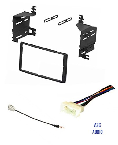 ASC Car Stereo Radio Install Dash Kit, Wire Harness, and Antenna Adapter for installing an Aftermarket Double Din Radio for 2009 2010 Kia Sportage ASC Car Stereo Radio Install Dash Kit, Wire Harness, and Antenna Adapter for installing an Aftermarket Double Din Radio for 2009 2010 Kia Sportage