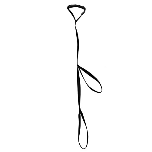 wuxiaobo Kayak Stand Up Assist Strap Canoe Drag Handles Adjustable Boat Standing Rope SUP Pulling Cord Kayak Standing Aid Dragging Accessories for Kayaker - Black