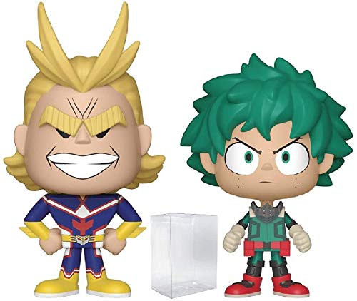 Funko Vynl Anime: My Hero Academia - All Might & Deku 2 Pack Vinyl Figure (Includes Compatible Pop Box Protector Case)