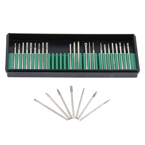 LoveinDIY 30pcs Diamond Grit Files Set, Diamond Mini Woodworking Files