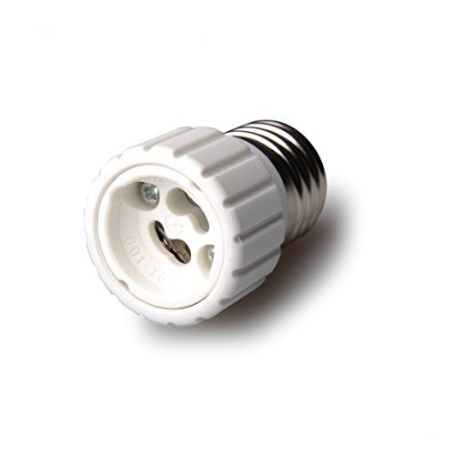 6-pack E27 to GU10 Adapter - E27 to GU10 Light Lamp Bulb Socket Adapter Convertor
