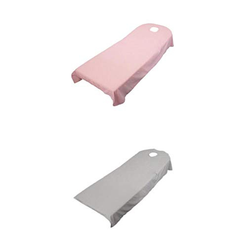 AMLESO 2pcs Polyester Massage Table Cover Beauty Bed Sheet Cloth for Cosmetic Hotel