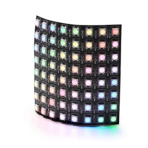 SainSmart Leduino 8x8 LED Matrix WS2812B RGB 5050SMD Flexible Addressable LED Panel, for Open Source DIY LED RGB Project