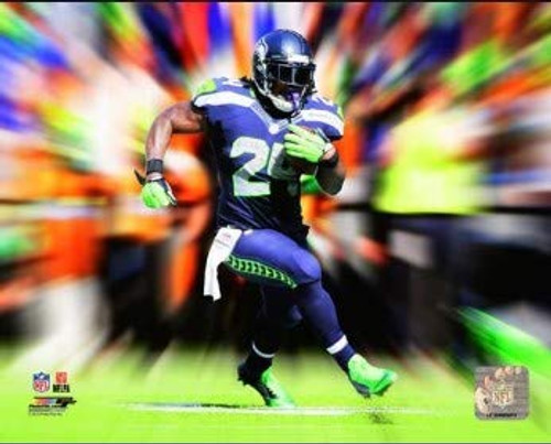 Marshawn Lynch Seattle Seahawks Motion Blast Action Photo -Size: 8" x 10"- Marshawn Lynch Seattle Seahawks Motion Blast Action Photo -Size: 8" x 10"-