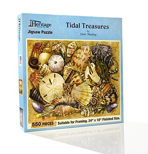 Heritage Puzzle Tidal Treasures - 550 Piece Jigsaw Puzzle