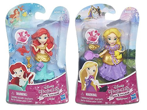 Set of 2: Disney Princess Little Kingdom Classic Dolls Ariel & Rapunzel Set of 2: Disney Princess Little Kingdom Classic Dolls Ariel & Rapunzel