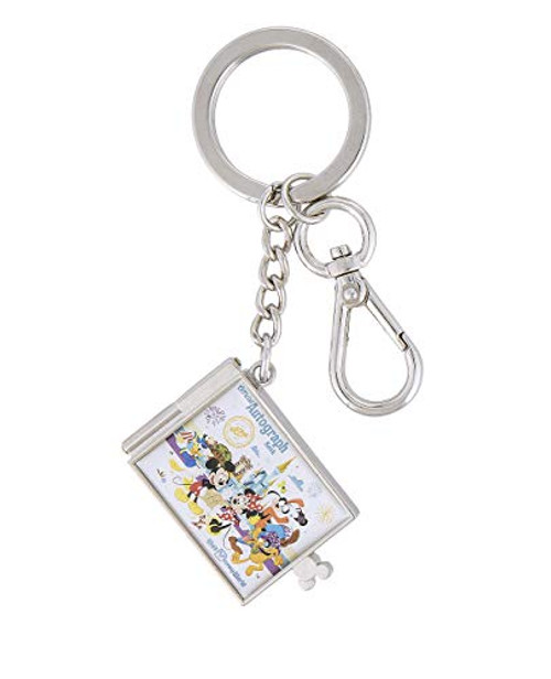Walt Disney World Official Autograph Book Keychain with Lobster Claw Walt Disney World Official Autograph Book Keychain with Lobster Claw