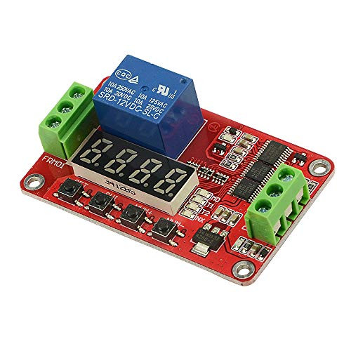 WMYCONGCONG DC 12V Time Delay Relay Module with LED Display Programmable Delay Time Switch