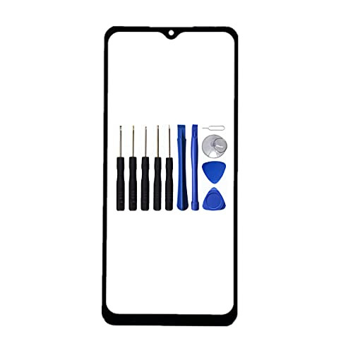 VIESUP for Samsung Galaxy A32 5G Front Touch Screen Glass Lens Panel - LCD Display Outer Glass Cover Lens Replacement Parts  plus OCA  plus 8pcs Tool for Galaxy A32 5G