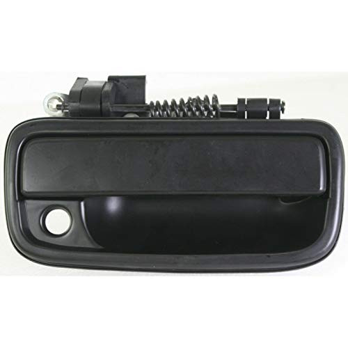 DAT AUTO PARTS Front Passenger Right Side Smooth Black with Keyhole Exterior Door Handle Plastic Replacement for 2001-2004 Toyota Tacoma TO1311128 6921035070C0