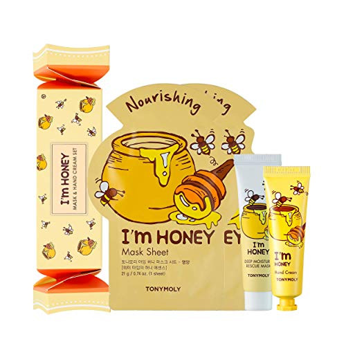 TONYMOLY Im Honey Mask And Hand Cream Set