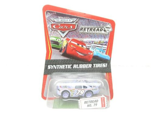 Disney / Pixar CARS Movie Exclusive 1:55 Die Cast Car with Sythentic Rubber Tires Retread