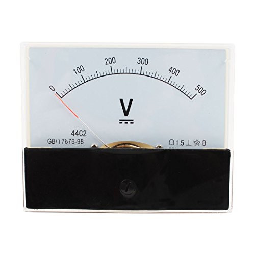 Baomain Analog Panel Voltmeter 44C2 Measuring Range DC 0-500V