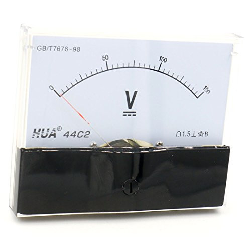Baomain Analog Panel Voltmeter 44C2 Measuring Range DC 0-150V