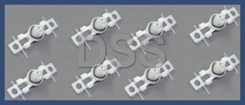 BMW e46 Clamp clip for Roof Ledge moulding -x8 clips- drip fastener retainer