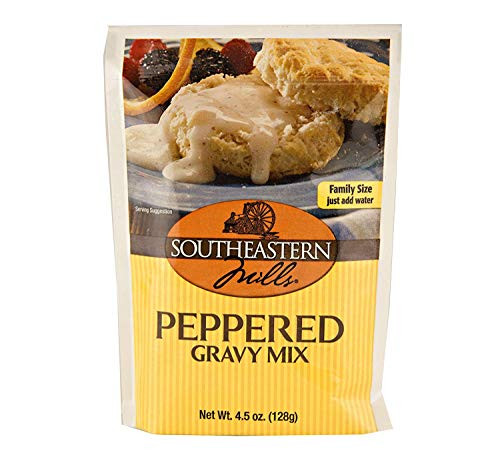 Southeastern Mills Old-Fashioned Peppered Gravy Mix, 4.5 Oz. Package -Pack of 4-