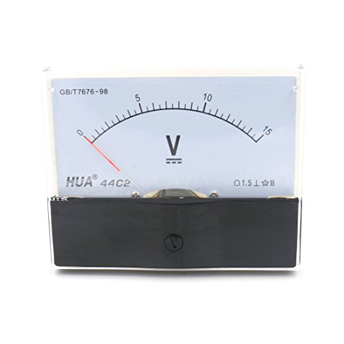 Baomain Analog Panel Voltmeter 44C2 Measuring Range DC 0-15V