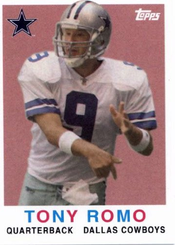 2008 Topps Turn Back The Clock 4 Tony Romo - Dallas Cowboys - Football Card - Mint Condition - In Protective Display Case