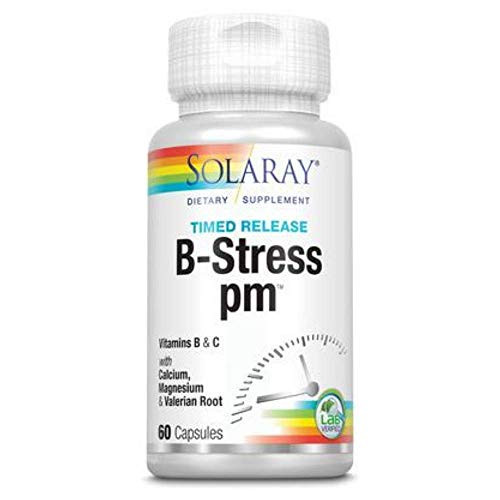 Solaray B Stress P.M, Capsule -Btl-Plastic- | 60ct