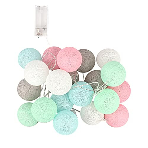 String Lights, Outdoor Lights Battery Operated, Cotton Balls Fairy Lights 20 LEDs Wool Balls String Light 3M/9.84ft for Bedroom, Party, Indoor, Wedding, Festival Decor String Lights, Outdoor Lights Battery Operated, Cotton Balls Fairy Lights 20 LEDs Wool Balls String Light 3M/9.84ft for Bedroom, Party, Indoor, Wedding, Festival Decor