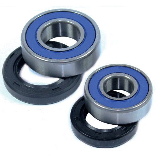 Caltric Front Hub Ball Bearings  and  Seals Kit Compatible with Kawasaki 400 Kfx400 Kfx-400 Ksf400 Ksf-400 2003-2006
