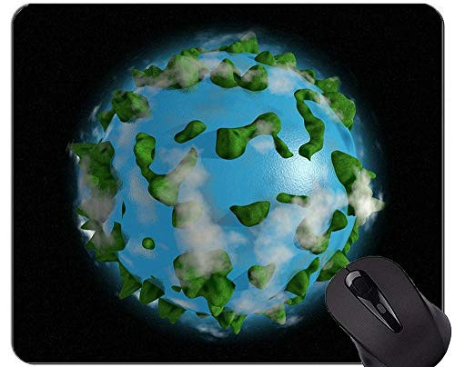 Chemistry Laboratory with Display Formula Science Gaming Mouse Pad Custom,Planet Rubber Mouse Pad